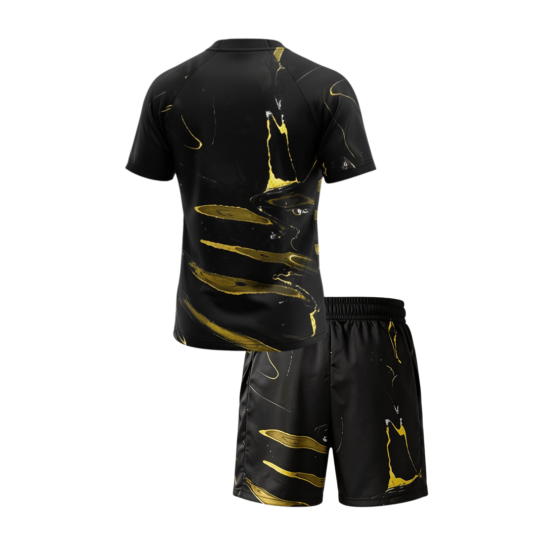 Kid's PSG Jordan Night Edition Soccer Jersey Kit(Jersey+Shorts) 2025/26 Black