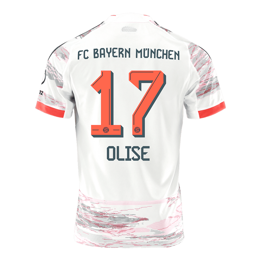 Bayern Munich OLISE #17 Away Soccer Jersey 2025/26