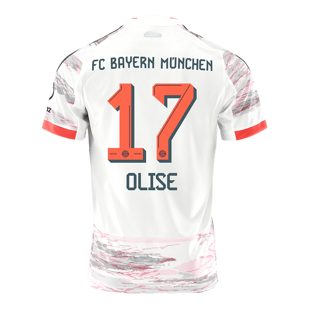 Bayern Munich OLISE #17 Away Soccer Jersey 2025/26