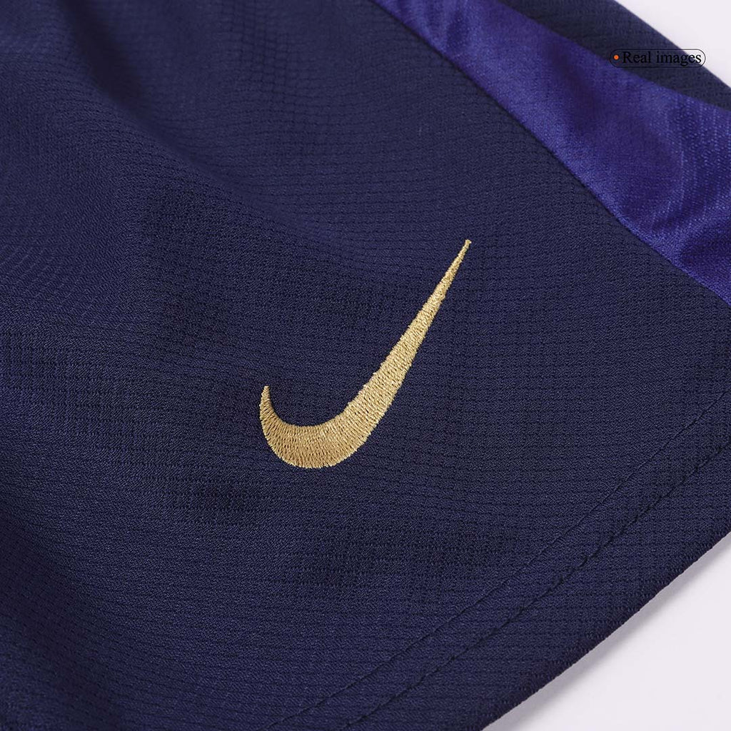 Camiseta local del Barcelona 2024/25 para niños (camiseta y pantalón corto) con el logotipo de Spotify sin texto