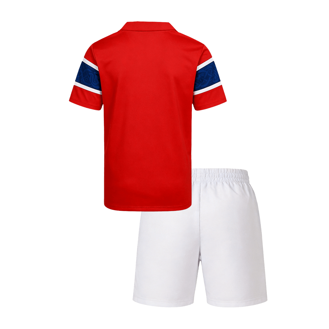 Kids Norway Home Soccer Jersey Kit (Jersey+Shorts) World Cup 2026 Red