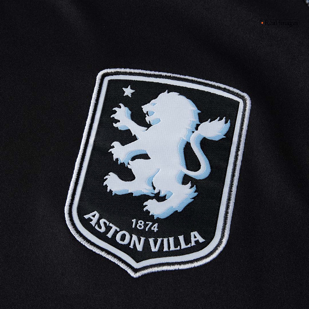 Camiseta de fútbol visitante del Aston Villa 25/26 negra