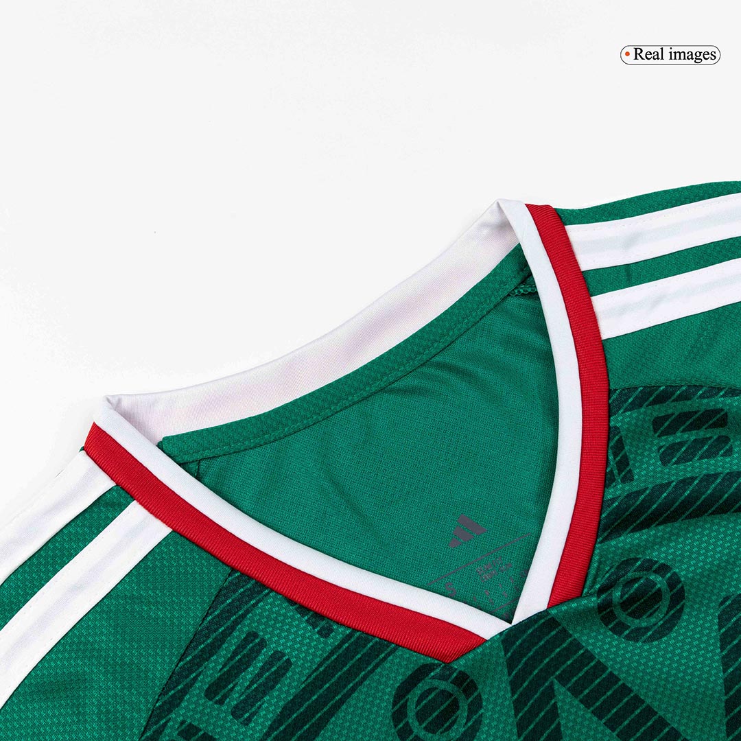 Camiseta de fútbol local de manga larga de México 2026