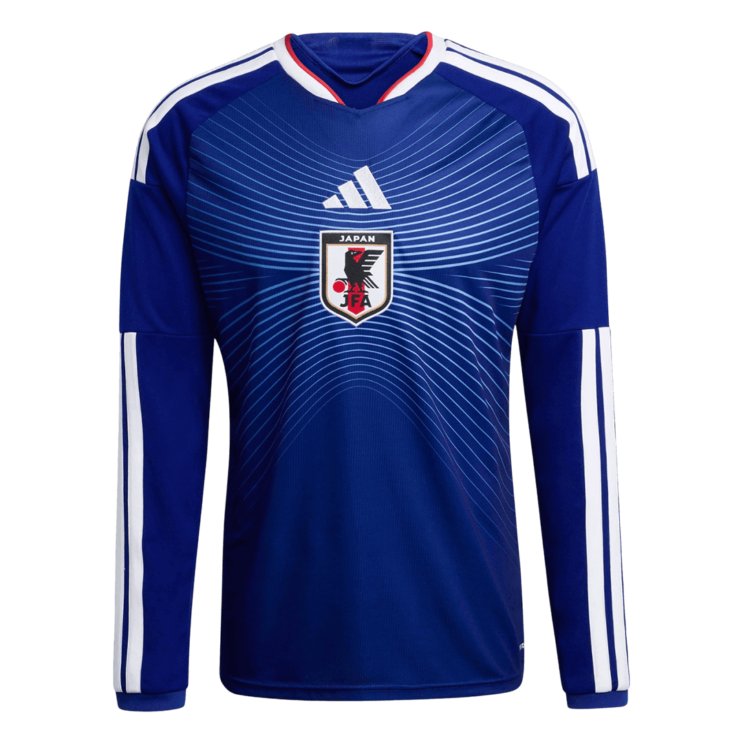 Japan Long Sleeve Home Soccer Jersey 2026 - Football Shirt | SmartJerseys | Official Quality