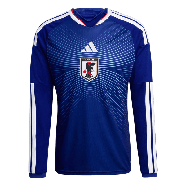 Japan Long Sleeve Home Soccer Jersey 2026 - Football Shirt | SmartJerseys | Official Quality