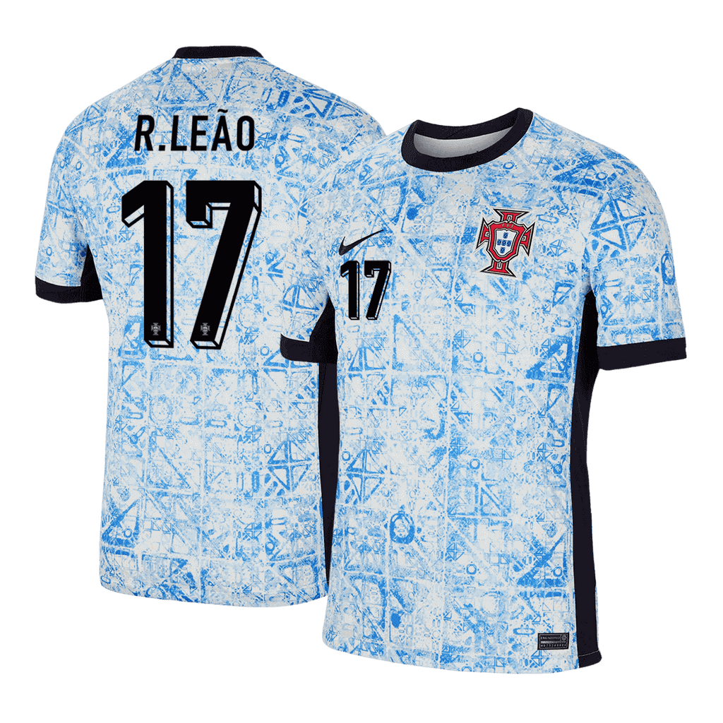 Portugal R.LEÃO #17 Away Soccer Jersey EURO 2024 - Football Shirt | SmartJerseys | Official Quality