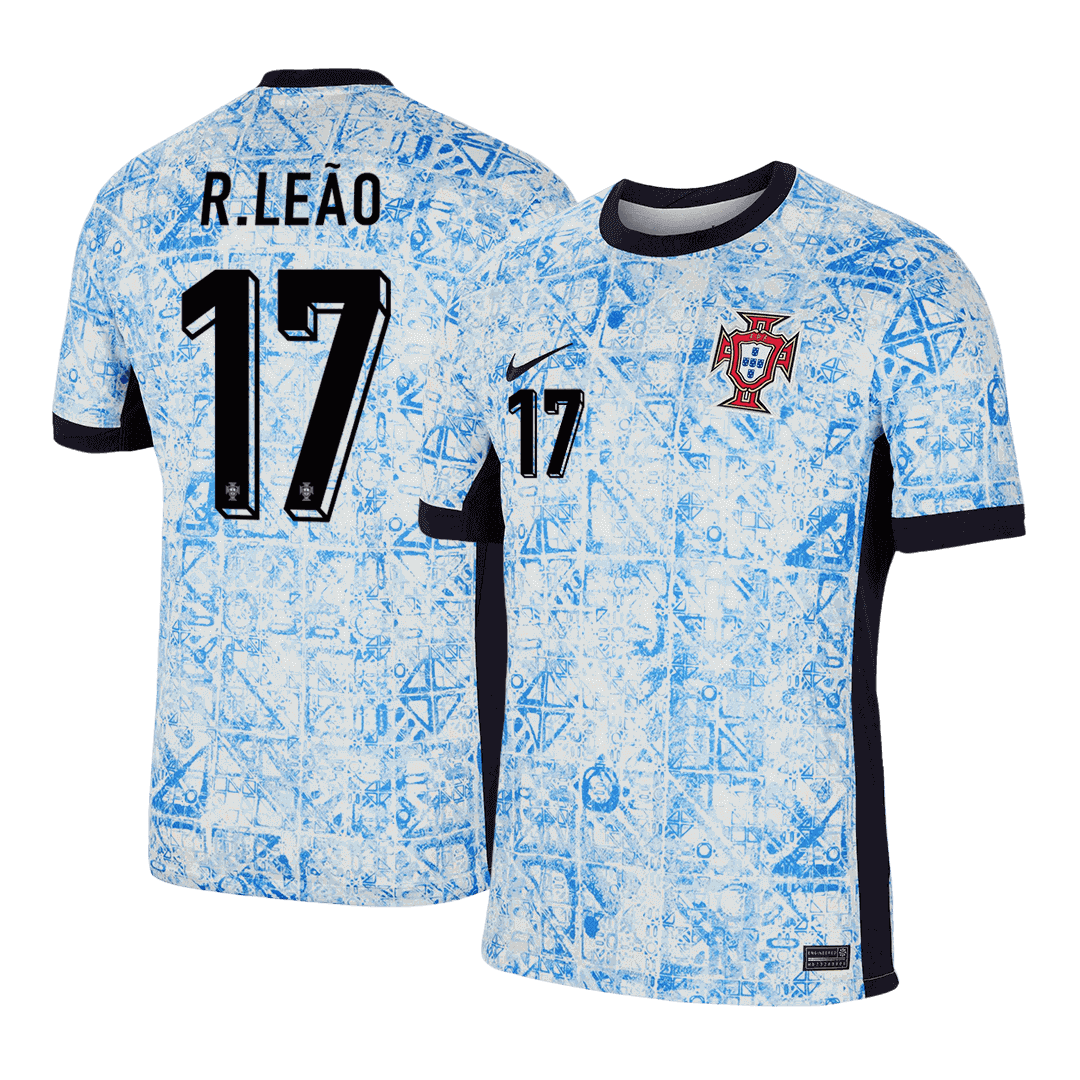 Portugal R.LEÃO #17 Away Soccer Jersey EURO 2024 - Football Shirt | SmartJerseys | Official Quality