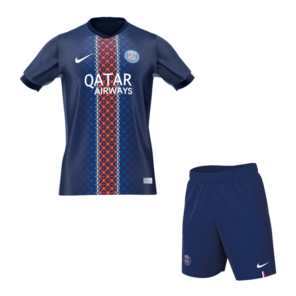 PSG Home Soccer Jersey Kit 2025/26 (Jersey+Shorts) - Football Shirt | SmartJerseys | Official Quality