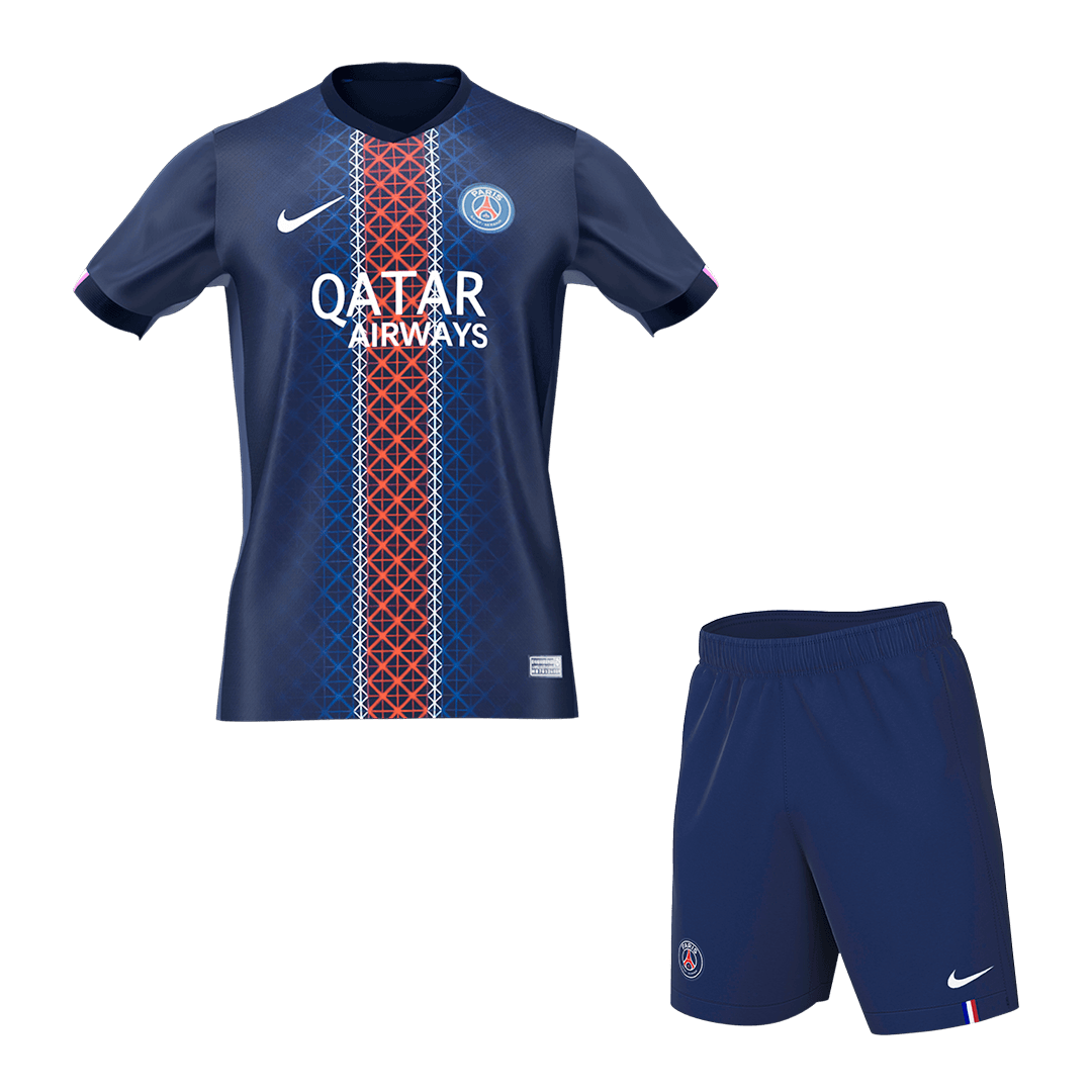 PSG Home Soccer Jersey Kit 2025/26 (Jersey+Shorts) - Football Shirt | SmartJerseys | Official Quality