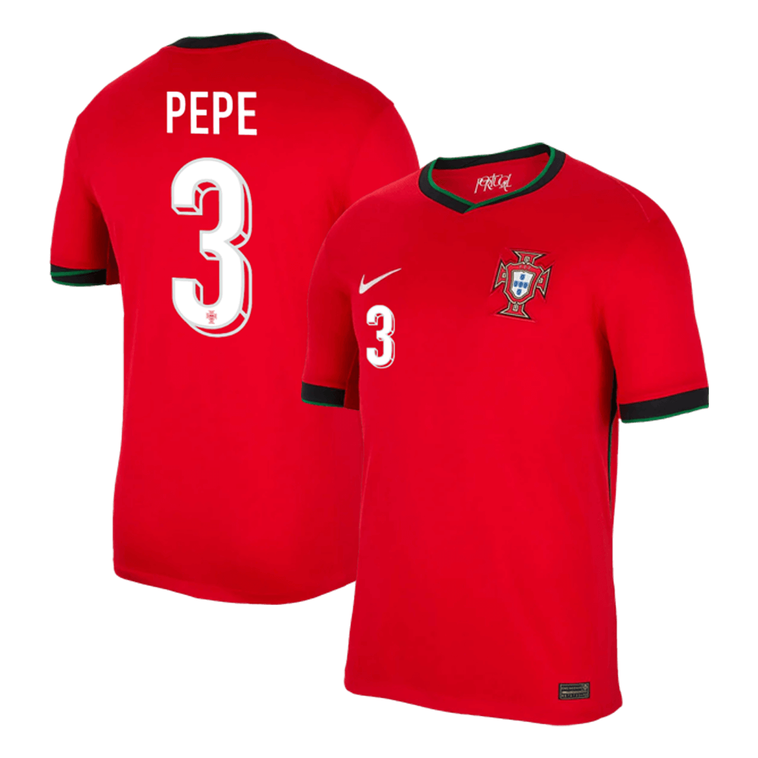 Portugal PEPE #3 Home Jersey EURO 2024 - Football Shirt | SmartJerseys | Official Quality