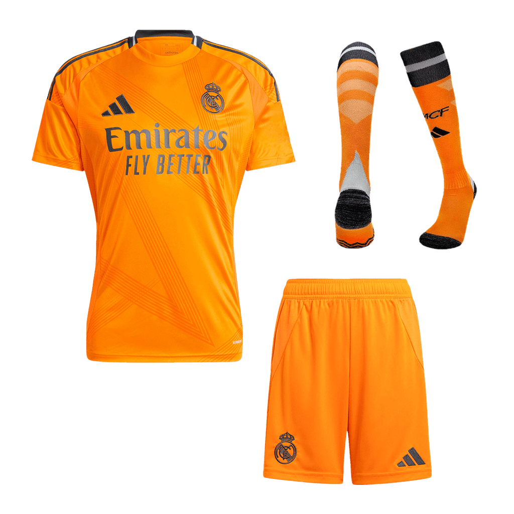 Real Madrid Away Jersey Kit 2024/25 (Jersey+Shorts+Socks) - Football Shirt | SmartJerseys | Official Quality