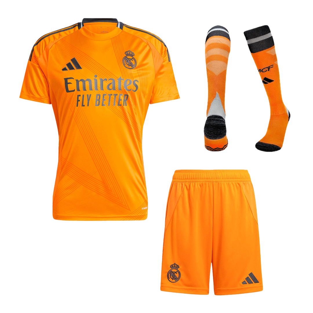 Real Madrid Away Jersey Kit 2024/25 (Jersey+Shorts+Socks) - Football Shirt | SmartJerseys | Official Quality