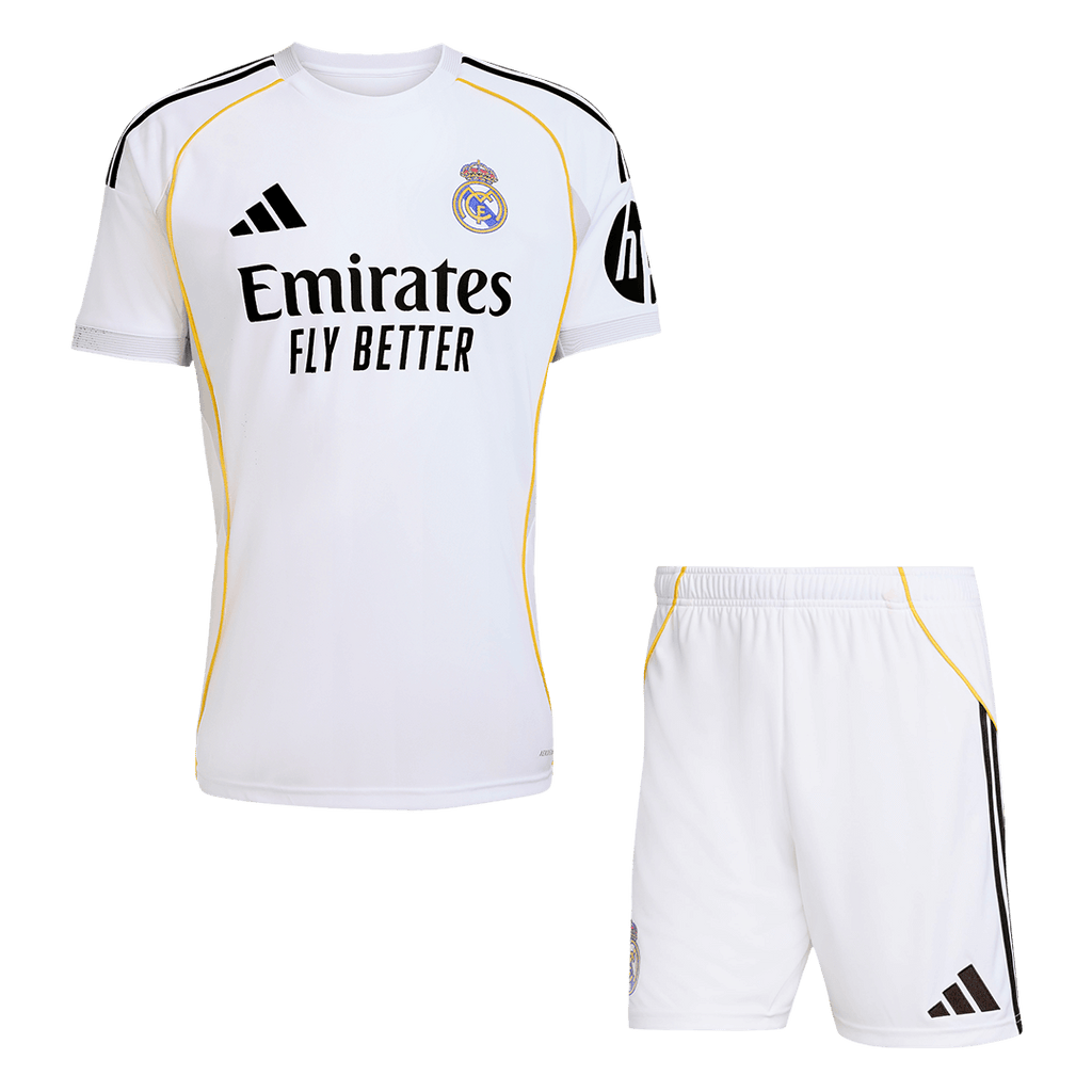 Real Madrid Home Soccer Jersey Kit 2025/26 (Jersey+Shorts) - Football Shirt | SmartJerseys | Official Quality