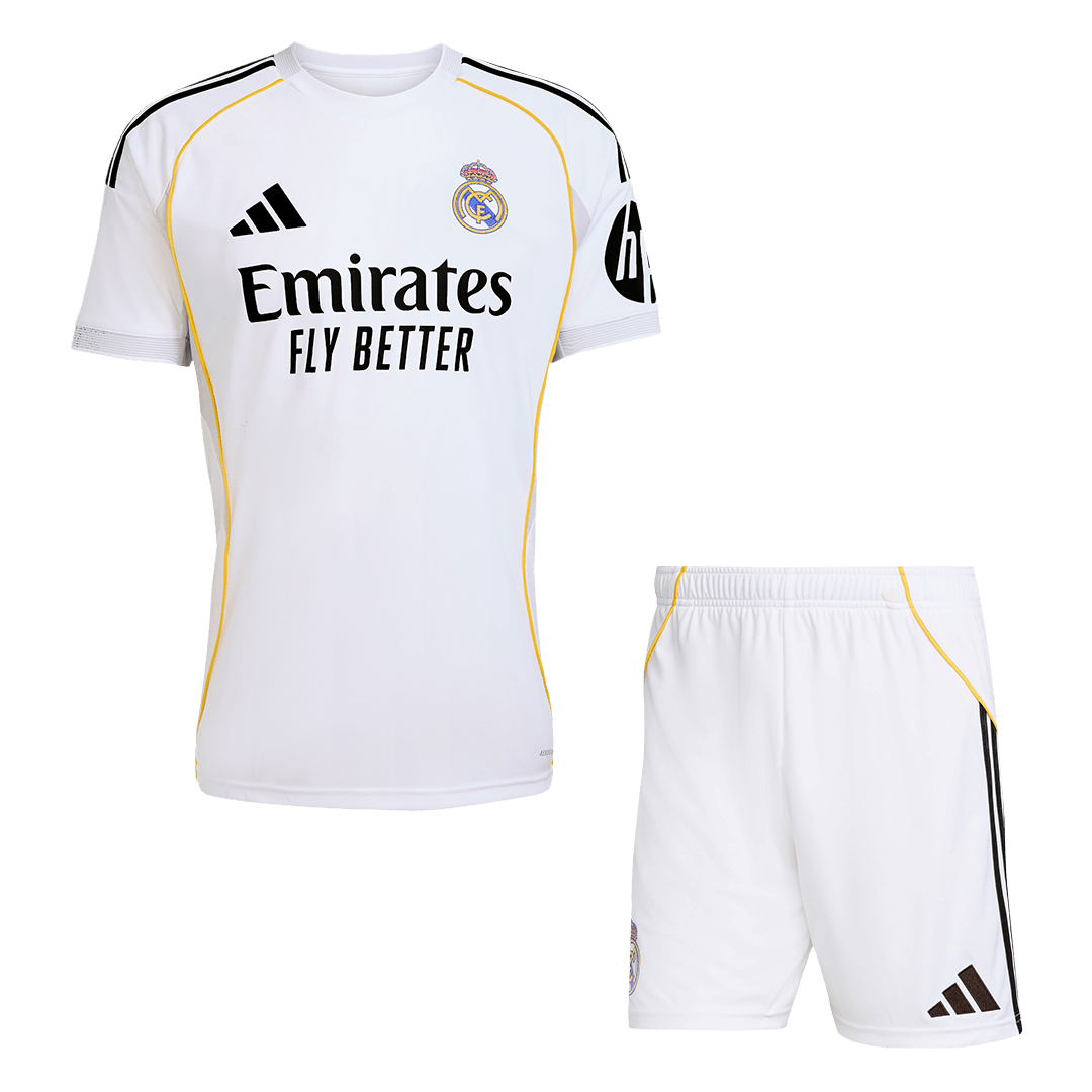 Real Madrid Home Soccer Jersey Kit 2025/26 (Jersey+Shorts) - Football Shirt | SmartJerseys | Official Quality