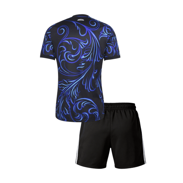 Kid's Argentina Away Soccer Jersey Kit(Jersey+Shorts) World Cup 2026 Black