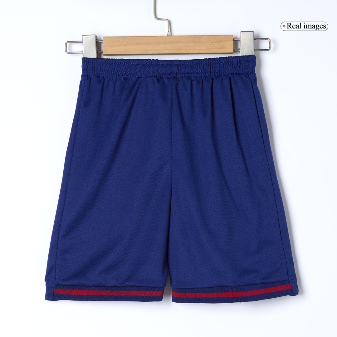 Camiseta de fútbol local del Barcelona 2025/26 para niños (camiseta y pantalón corto)