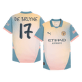 Manchester City DE BRUYNE #17 Fourth Away Soccer Jersey Authentic 2024/25 - Definitely City - Football Shirt | SmartJerseys | Official Quality