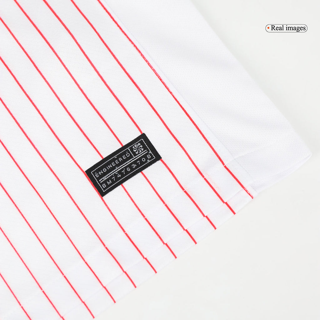 Maillot extérieur de football de l'équipe de France Euro 2024 de Tchouameni n°8, blanc