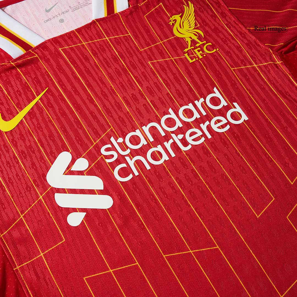 Liverpool DIOGO J. #20 Home Soccer Jersey Authentic 2024/25 - UCL Edition