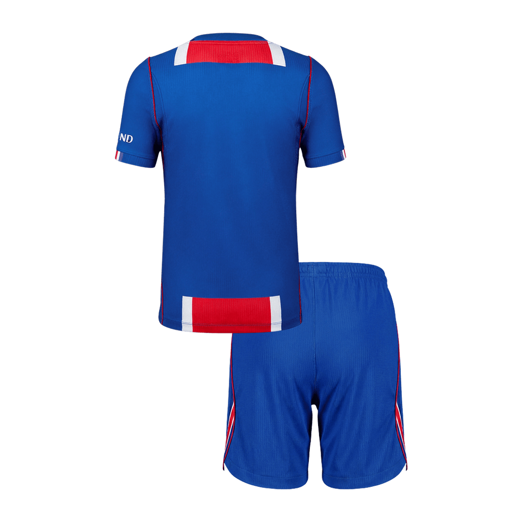 Kids PSG Home Soccer Jersey Kit (Jersey+Shorts) 2026/27 Old Royal
