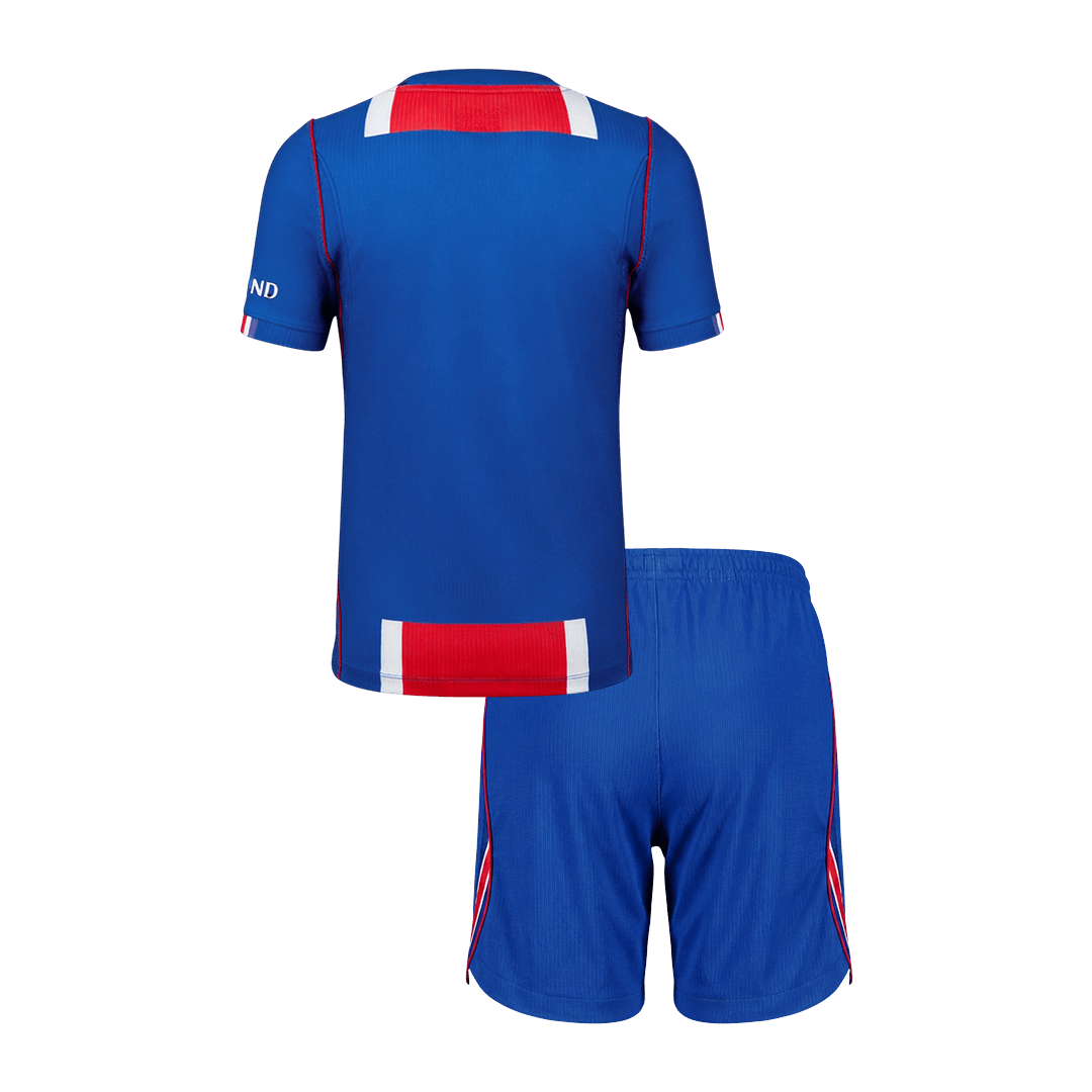 Kids PSG Home Soccer Jersey Kit (Jersey+Shorts) 2026/27 Old Royal
