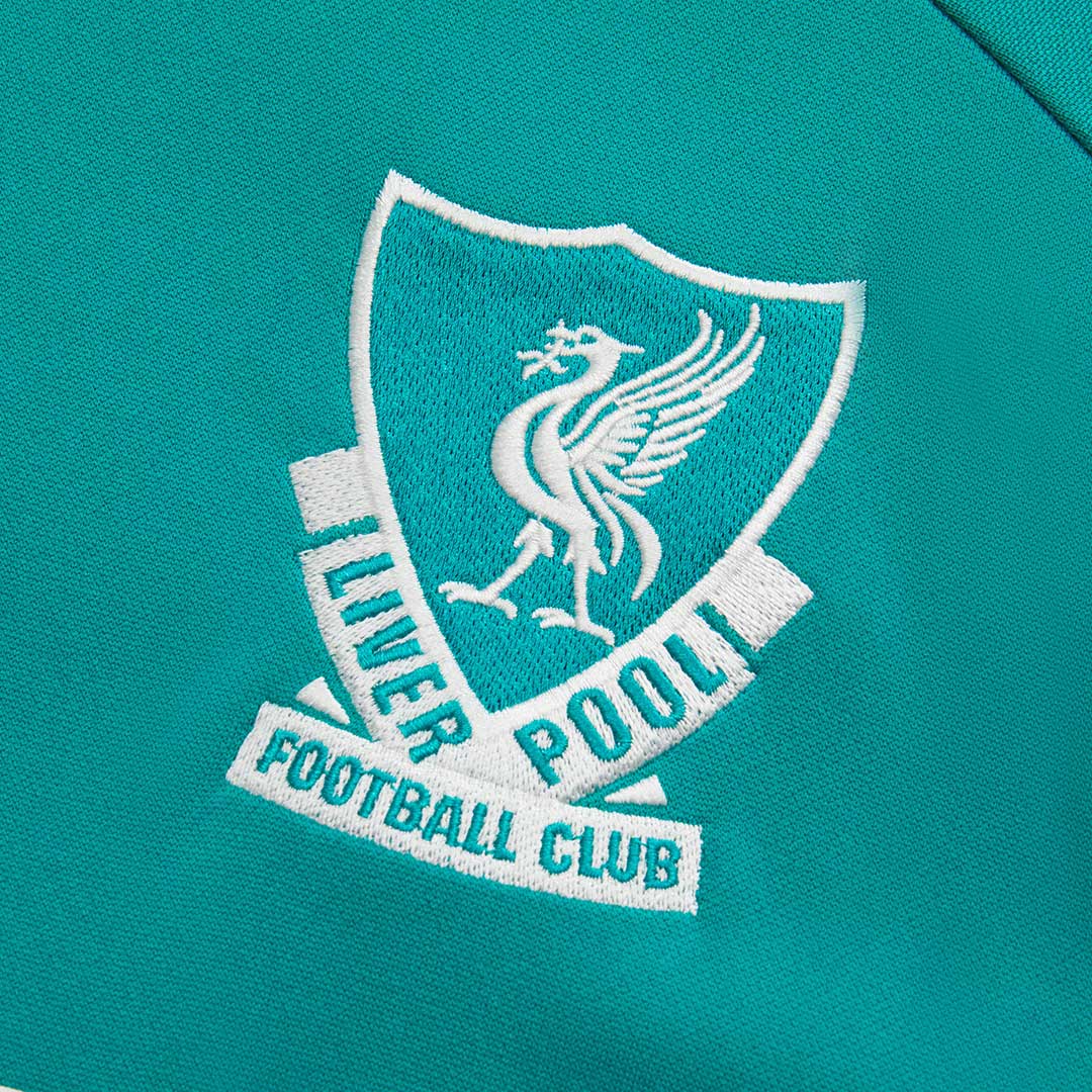 Conjunto de sudadera con cremallera Liverpool para niño (camiseta y pantalón), color verde, talla 25/26