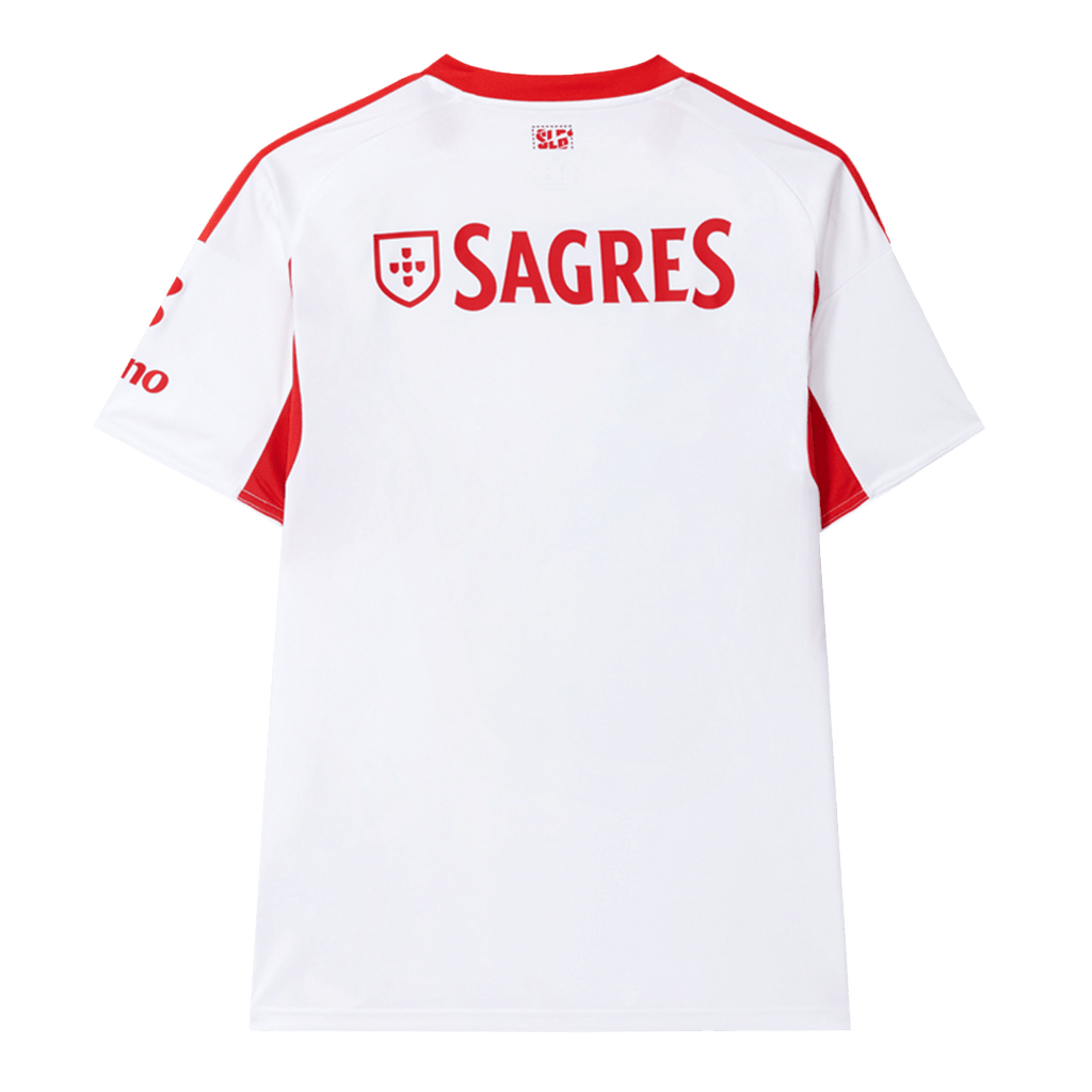Benfica Third Away Soccer Jersey 2025/26 White