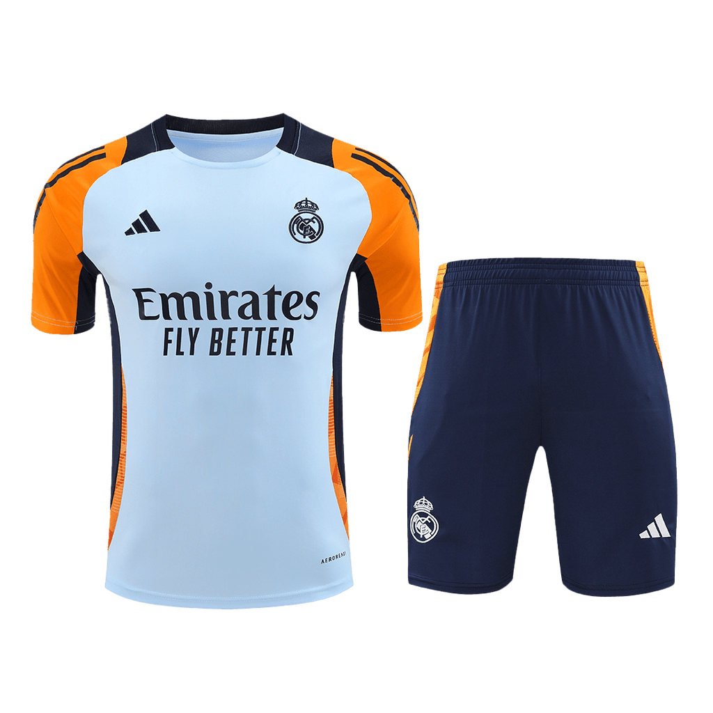 Real Madrid Pre-Match Training Jersey Kit 2024/25 (Jersey+Shorts) - Football Shirt | SmartJerseys | Official Quality