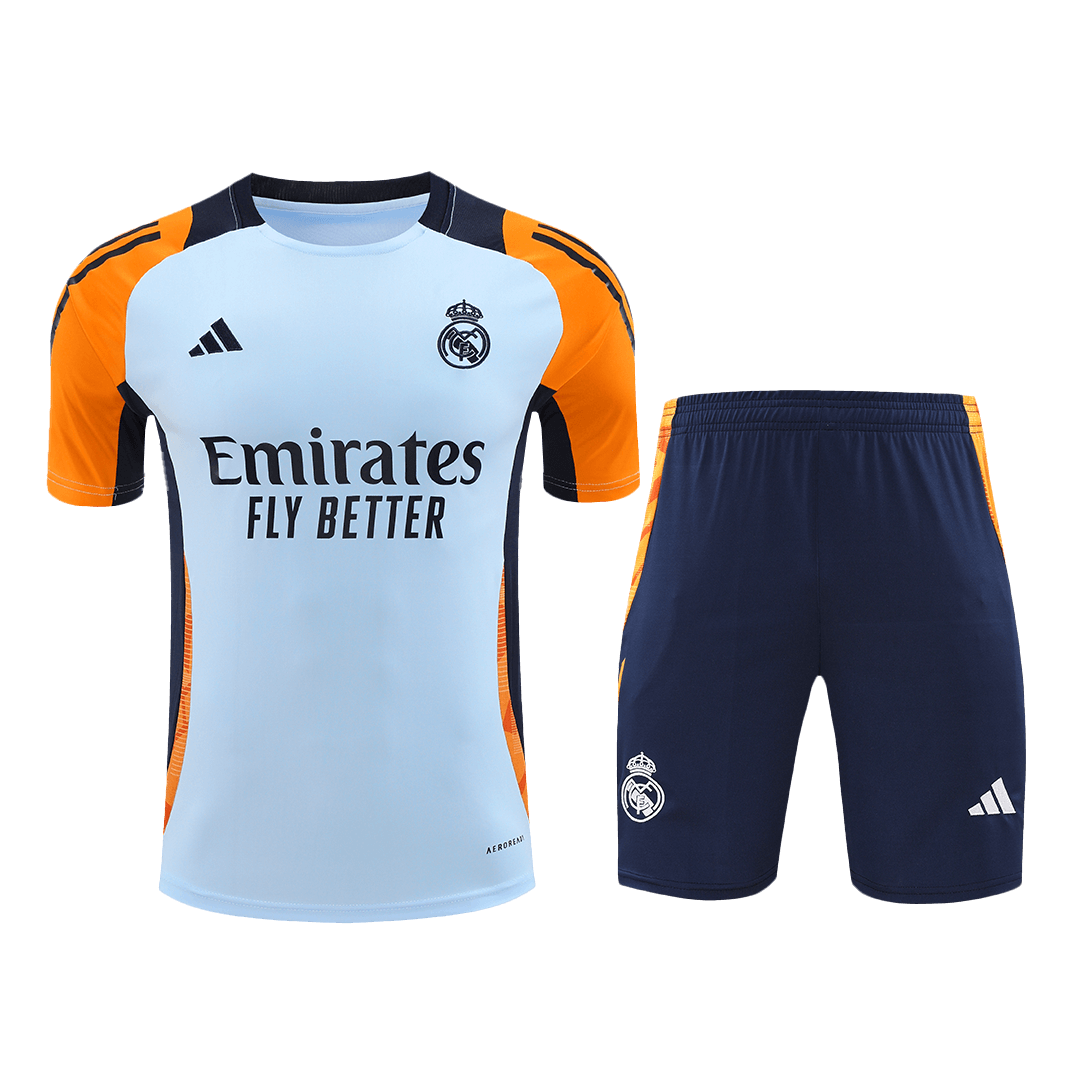 Real Madrid Pre-Match Training Jersey Kit 2024/25 (Jersey+Shorts) - Football Shirt | SmartJerseys | Official Quality