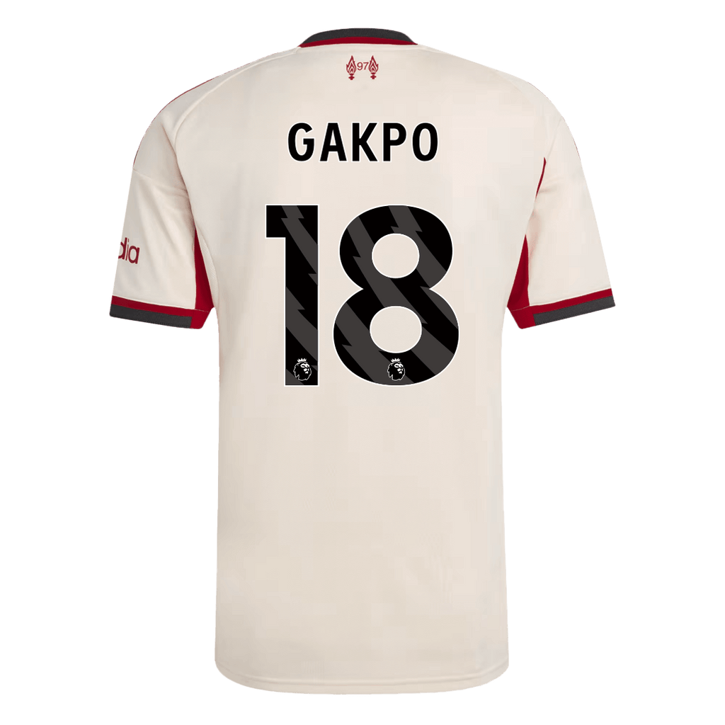 Liverpool GAKPO #18 Away Soccer Jersey 2025/26