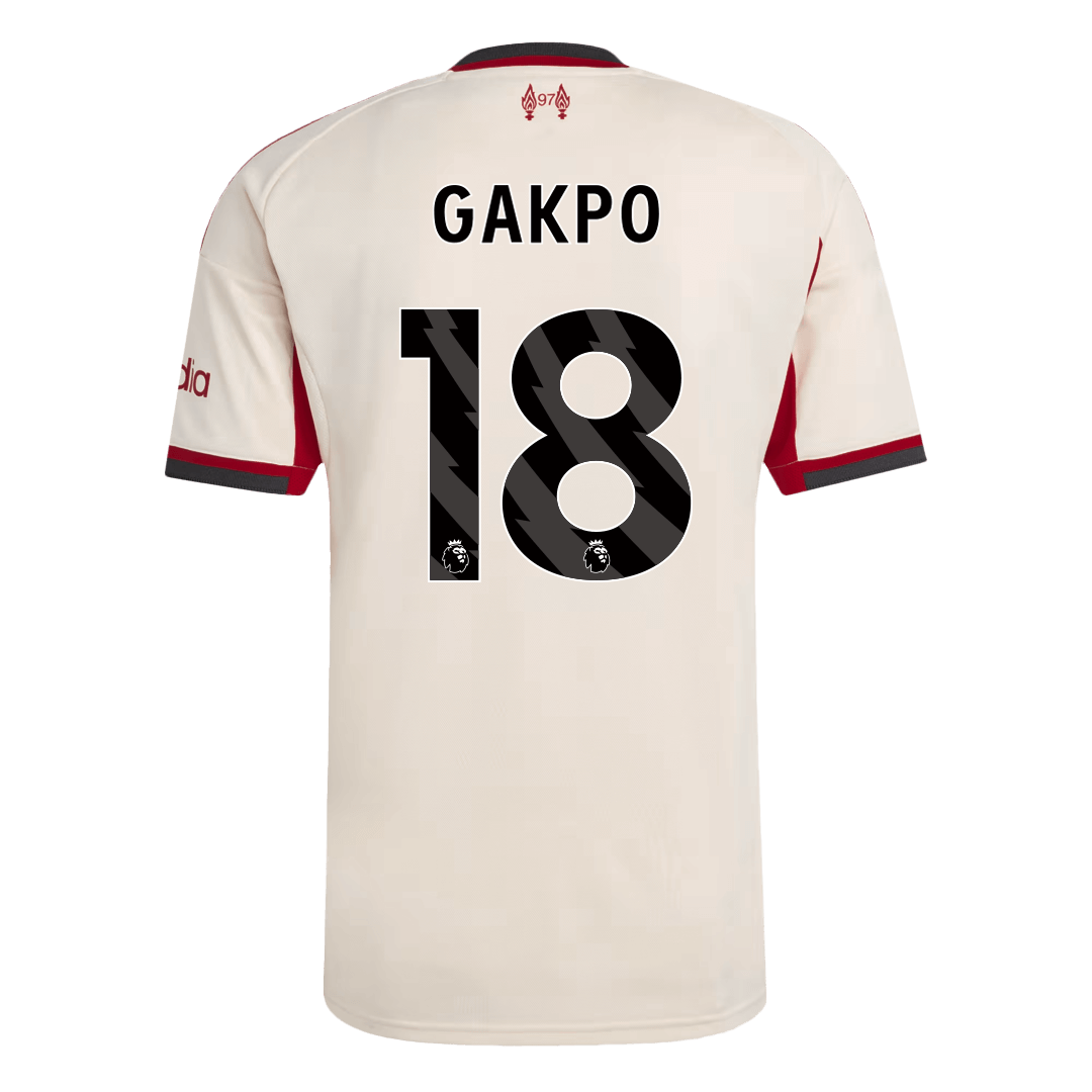 Liverpool GAKPO #18 Away Soccer Jersey 2025/26