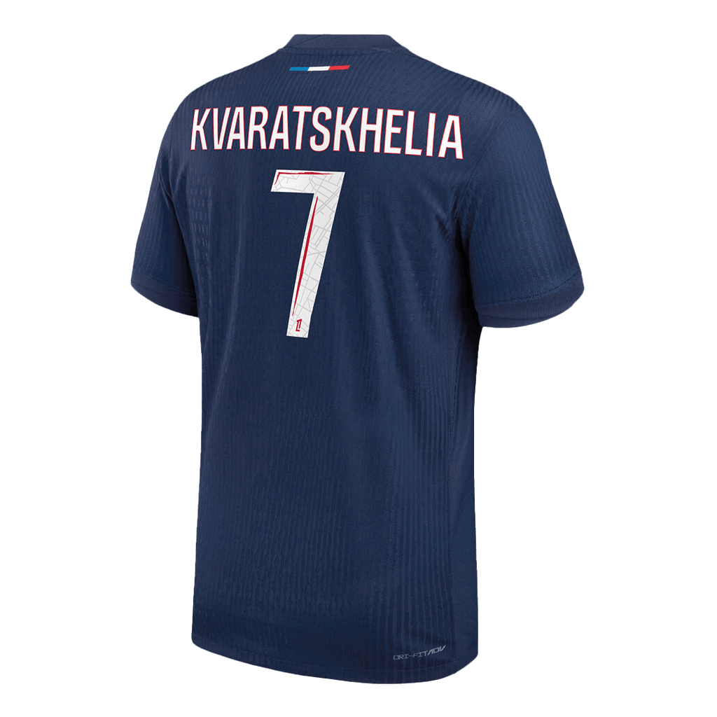 Maillot domicile authentique PSG KVARATSKHELIA n°7 2024/25