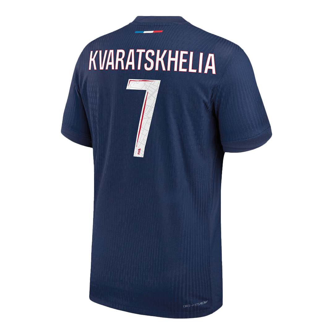 Maillot domicile authentique PSG KVARATSKHELIA n°7 2024/25