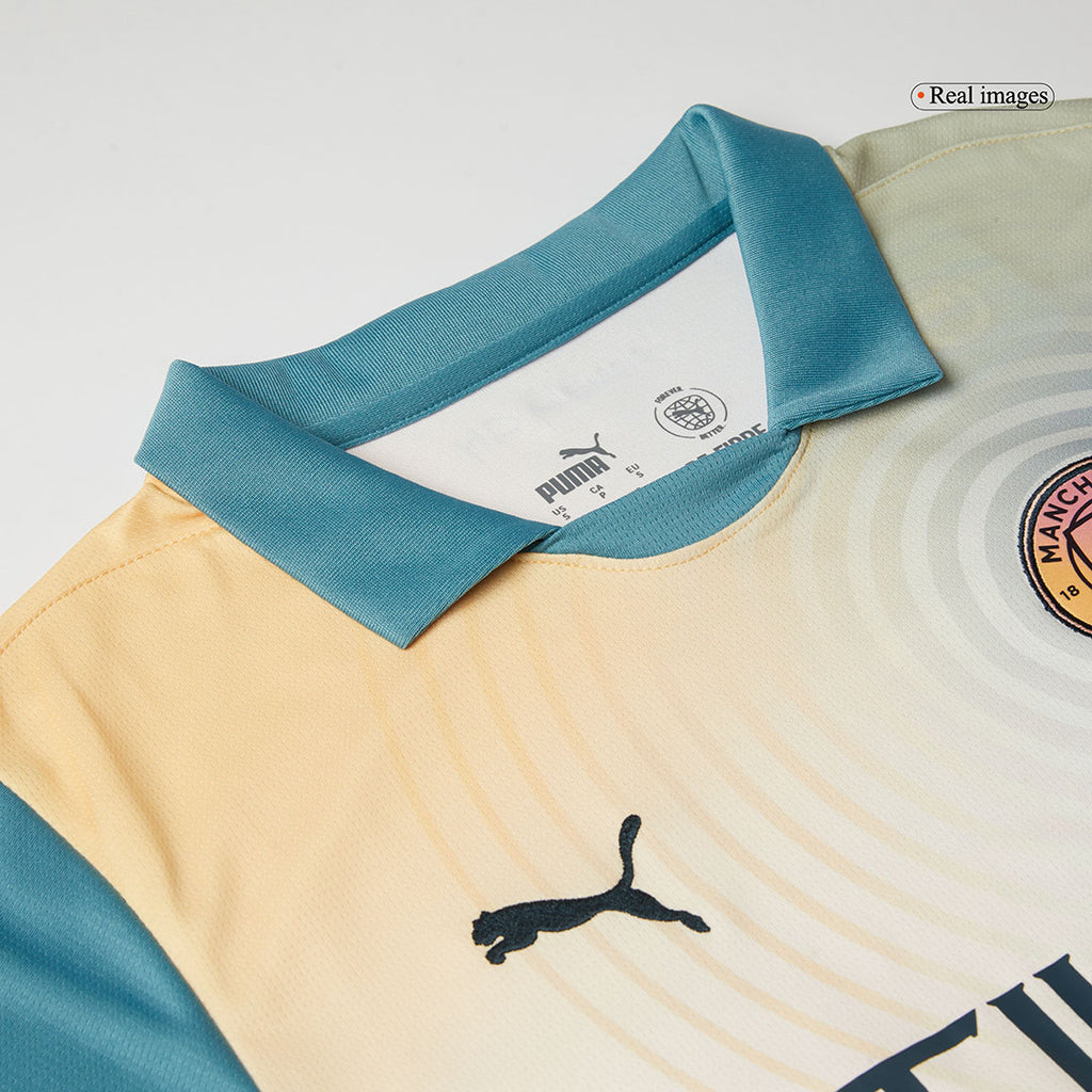 Manchester City DE BRUYNE #17 Fourth Away Soccer Jersey 2024/25 - Definitely City