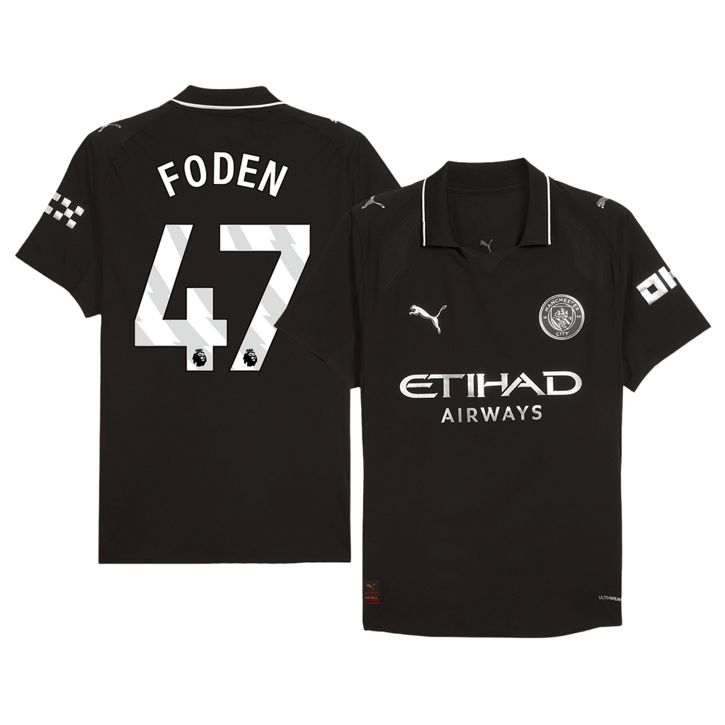 Manchester City FODEN #47 Away Jersey Authentic 2025/26 - Football Shirt | SmartJerseys | Official Quality