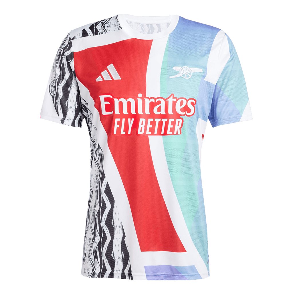 Arsenal Soccer Jersey Pre-Match 2024/25 - Football Shirt | SmartJerseys | Official Quality