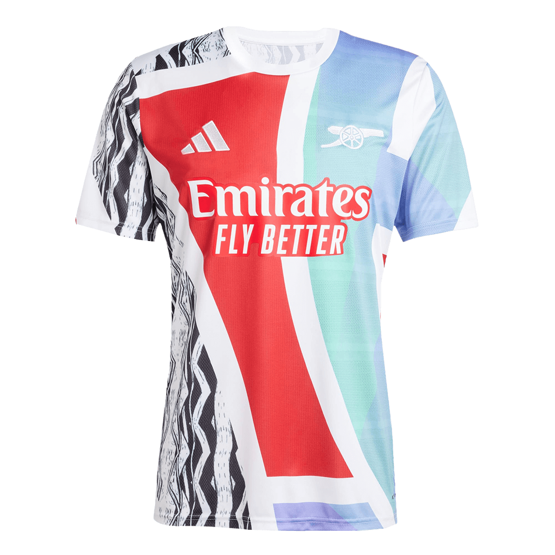Arsenal Soccer Jersey Pre-Match 2024/25 - Football Shirt | SmartJerseys | Official Quality