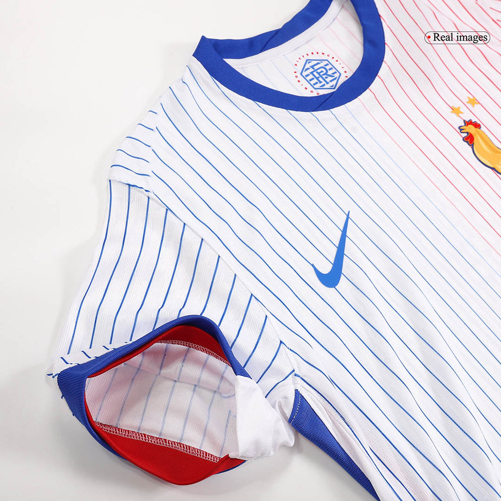 Maillot extérieur authentique de l'équipe de France pour l'EURO 2024 