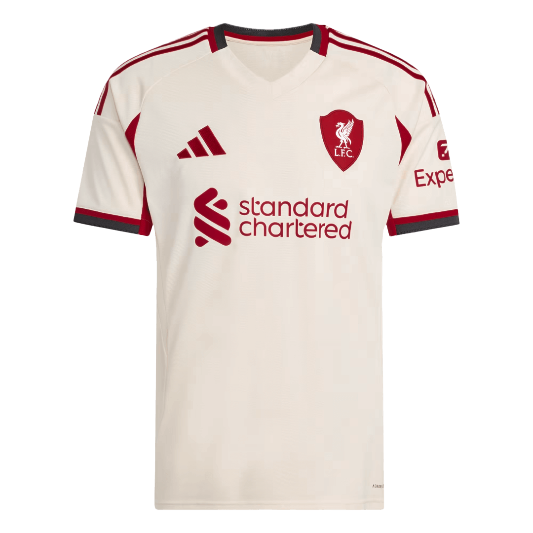 Liverpool SZOBOSZLAI #8 Away Soccer Jersey 2025/26