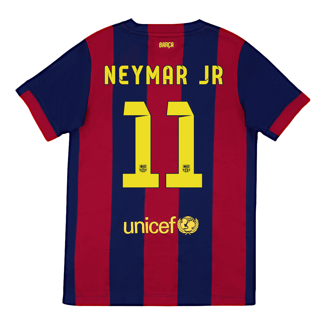 Barcelona NEYMAR JR #11 Home Soccer Jersey Retro 2014/15 - Football Shirt | SmartJerseys | Official Quality