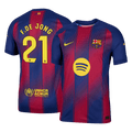 Barcelona F.DE JONG #21 Home Soccer Jersey Authentic 2025/26 - Football Shirt | SmartJerseys | Official Quality