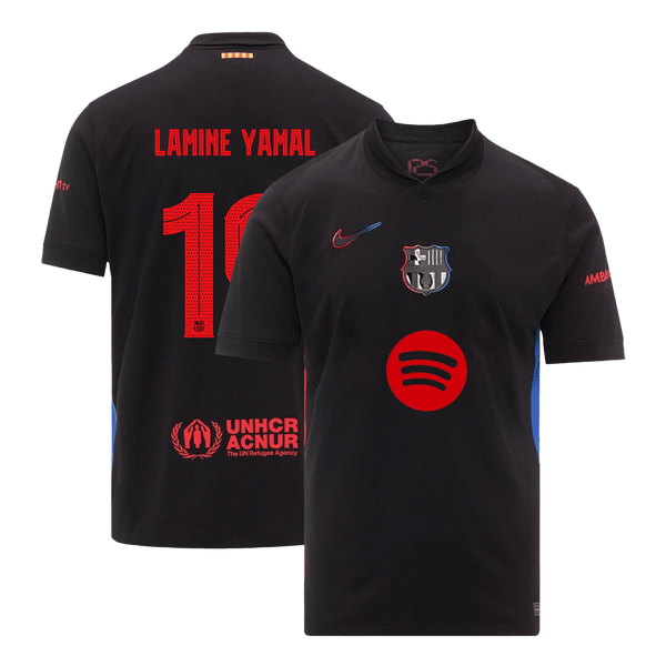 Barcelona LAMINE YAMAL #19 Away Soccer Jersey 2024/25 - UCL (Spotify Logo Without Text) - Football Shirt | SmartJerseys | Official Quality