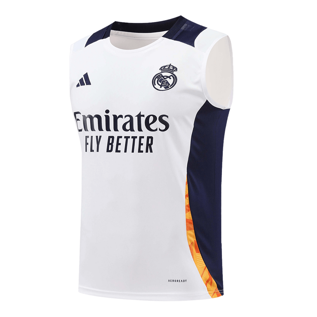 Real Madrid Pre-Match Sleeveless Soccer Jersey 2024/25