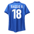 Italy BAGGIO R. #18 Home Soccer Jersey Retro 1998 - Football Shirt | SmartJerseys | Official Quality