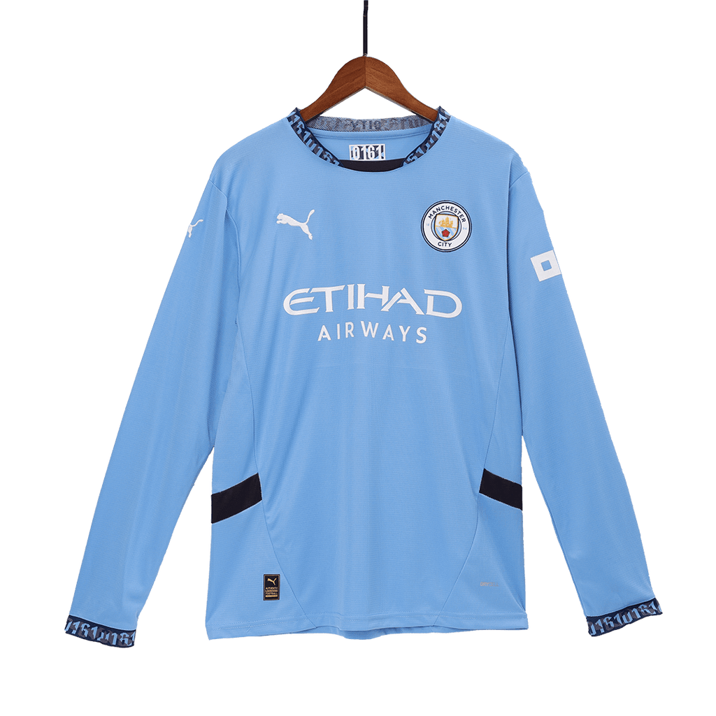 Manchester City Long Sleeve Home Jersey 2024/25