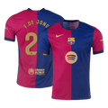 Barcelona F.DE JONG #21 Home Soccer Jersey Authentic 2024/25 - Spotify Logo Without Text - Football Shirt | SmartJerseys | Official Quality