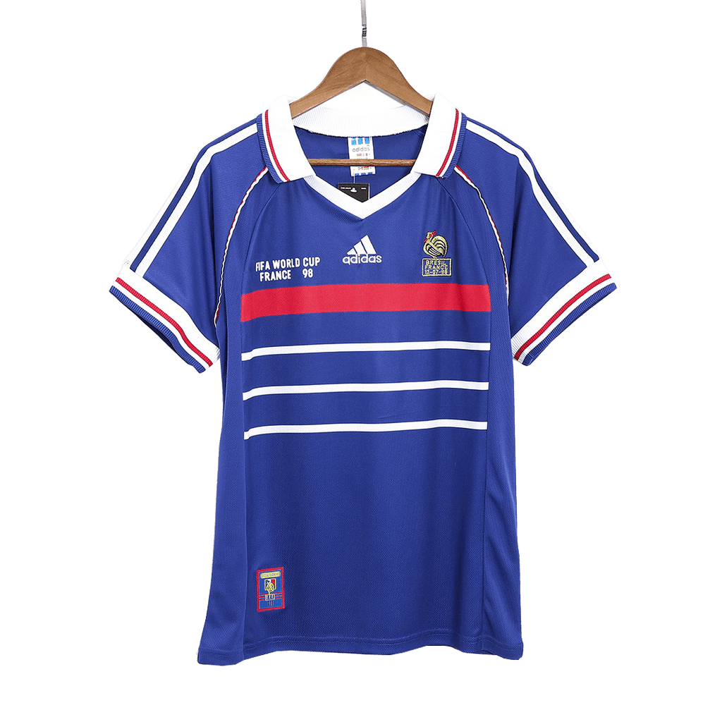 France World Cup Home Jersey Retro 1998 - Football Shirt | SmartJerseys | Official Quality