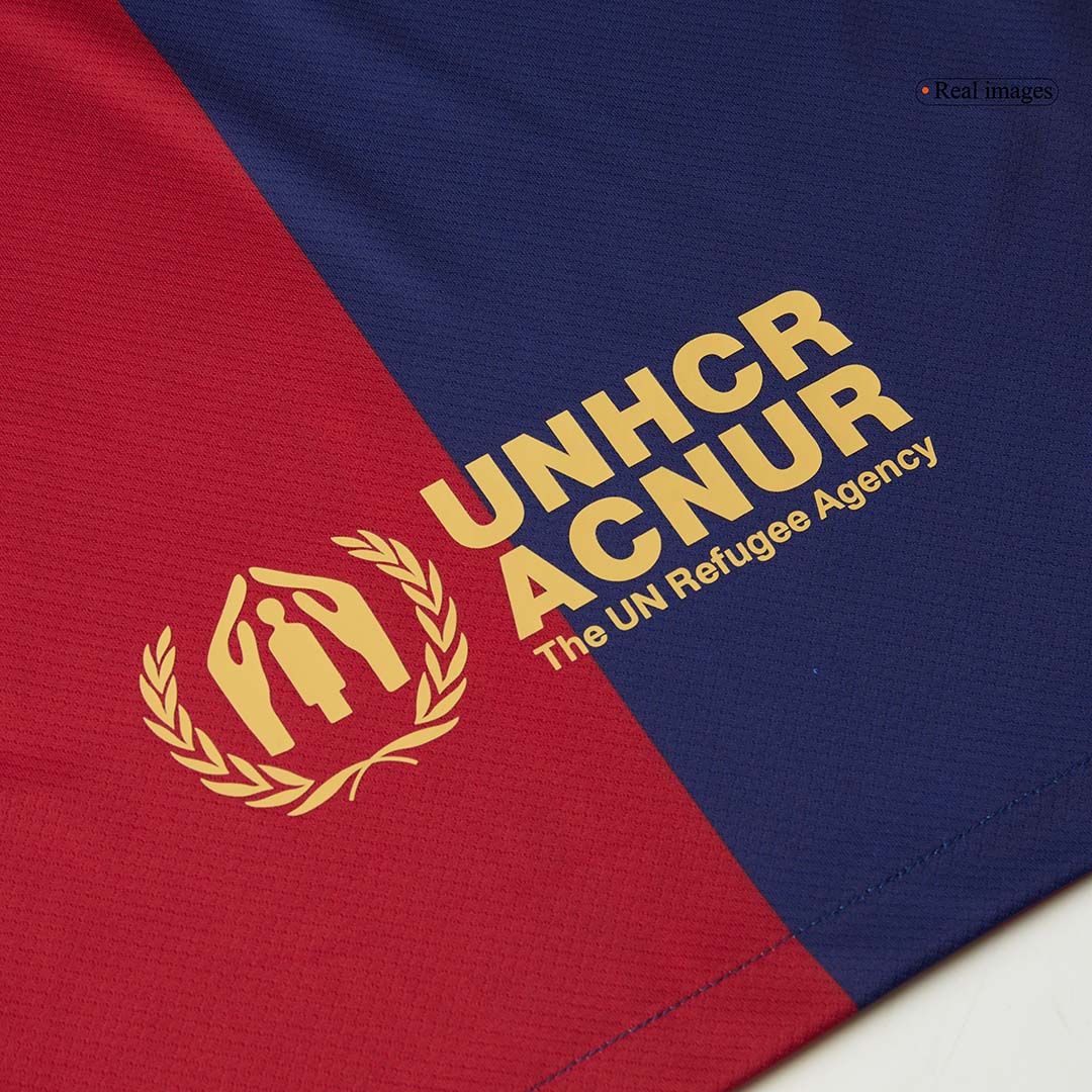 Barcelona Home Soccer Jersey 2024/25 - COLDPLAY