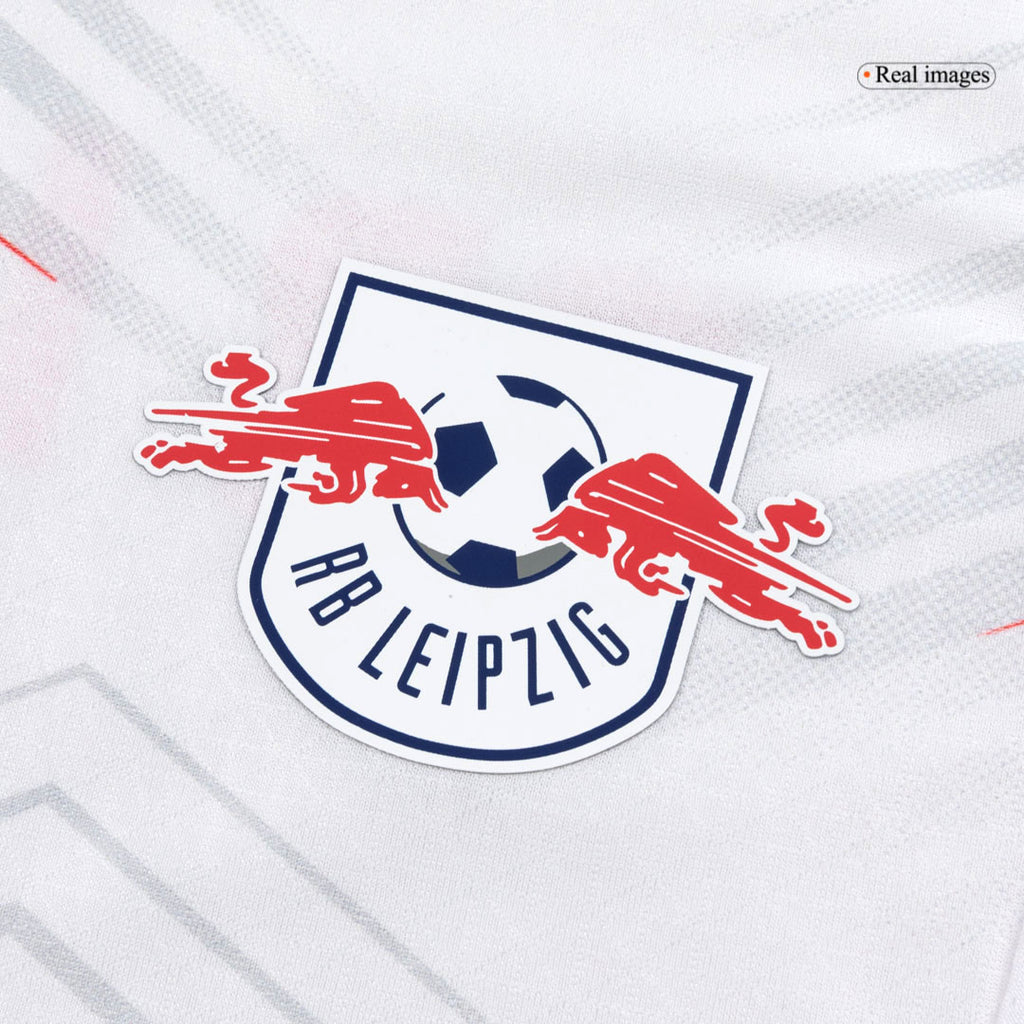 Camiseta de fútbol local auténtica del RB Leipzig 25/26 blanca