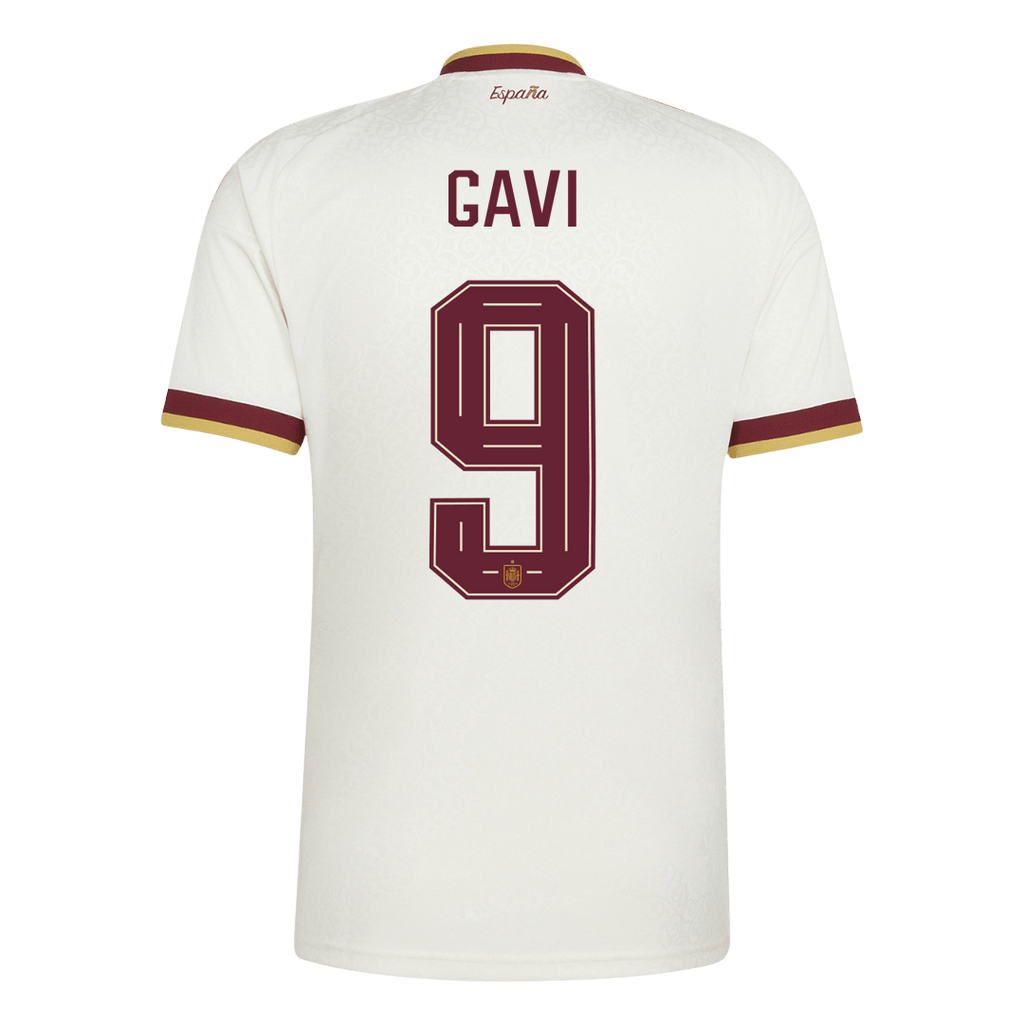 GAVI #9 Spain Away Soccer Jersey World Cup 2026 White